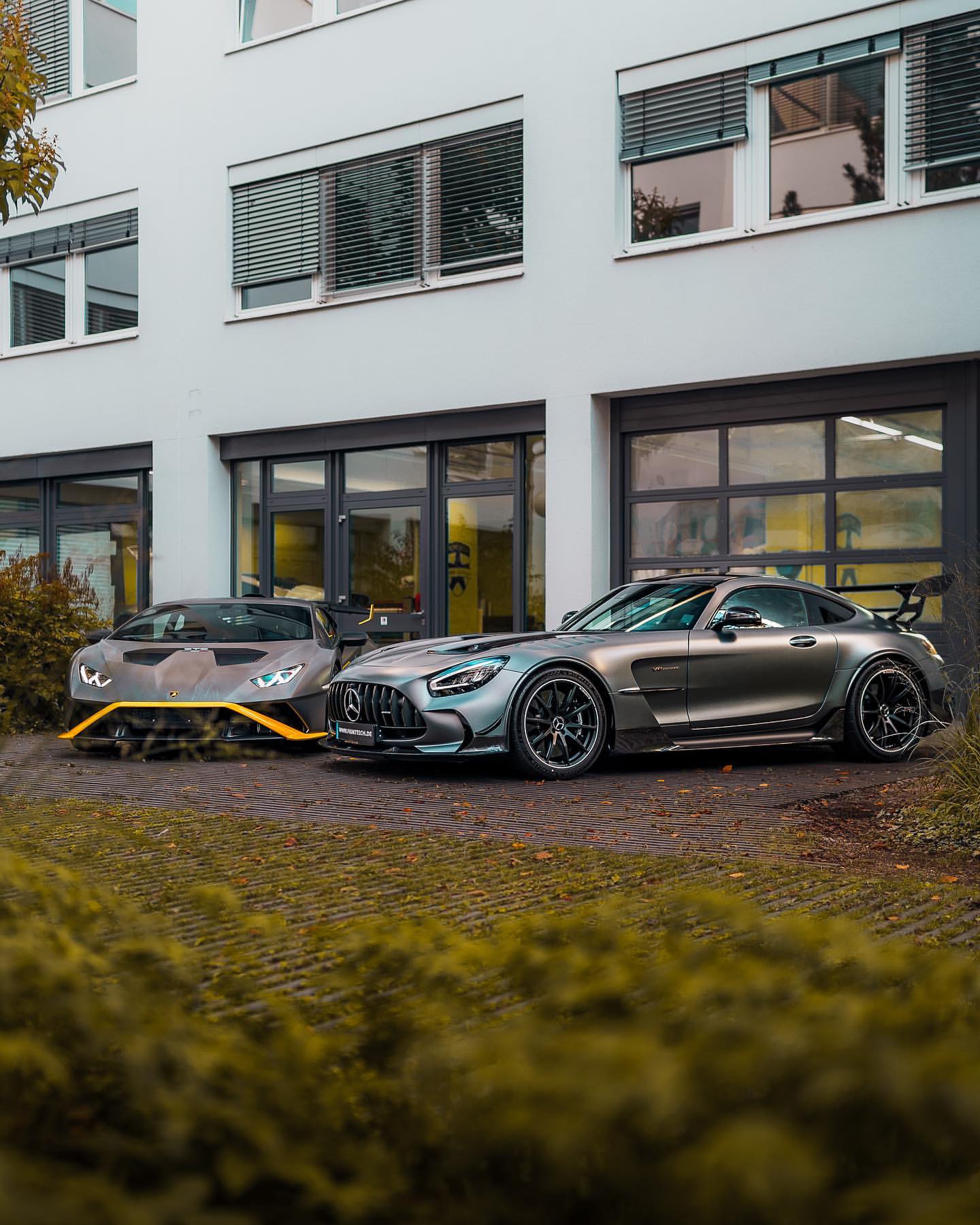 兰博基尼Huracán STO和梅赛德斯·奔驰AMG GT Black Series