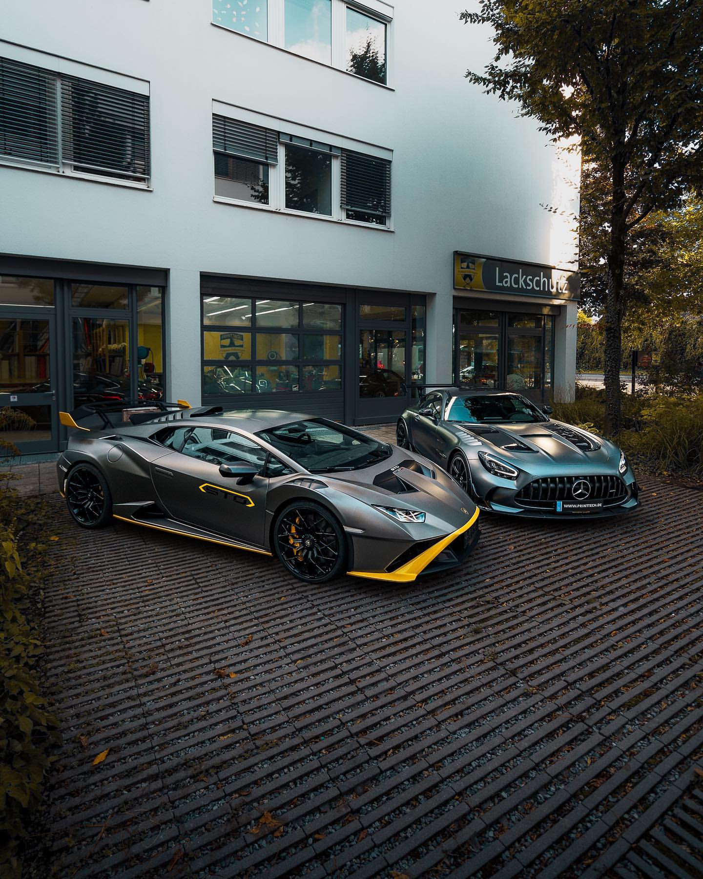 兰博基尼Huracán STO和梅赛德斯·奔驰AMG GT Black Series