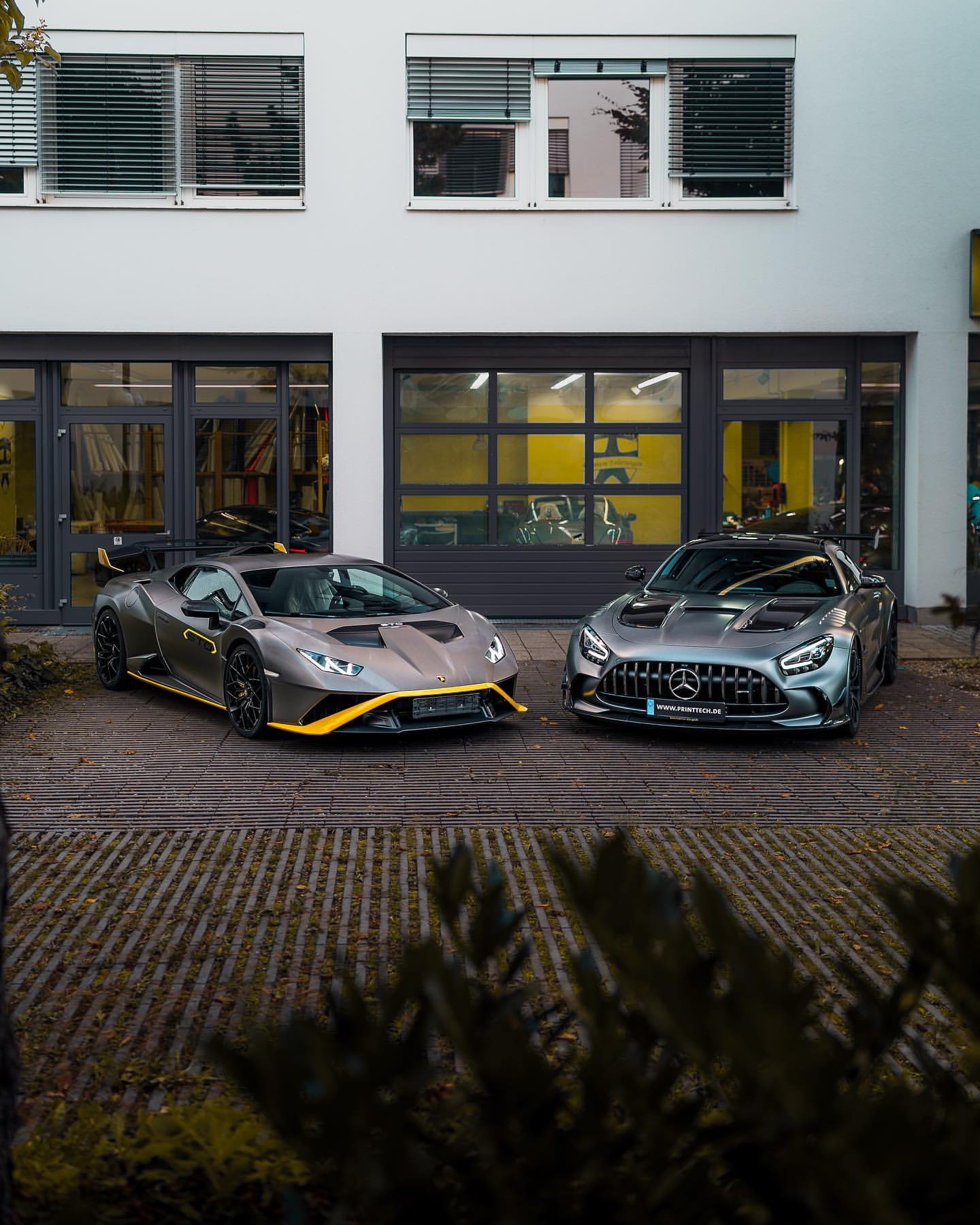 兰博基尼Huracán STO和梅赛德斯·奔驰AMG GT Black Series
