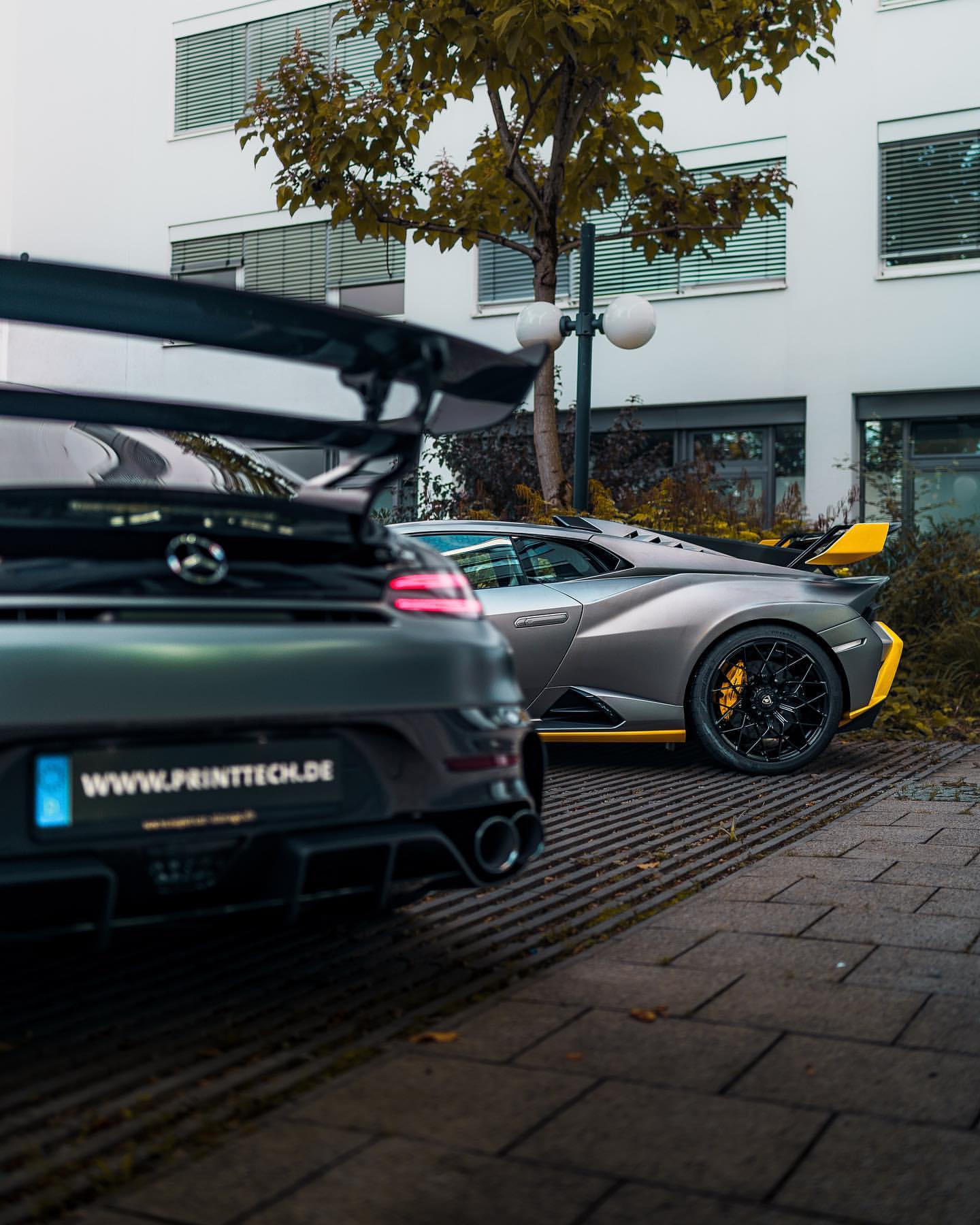 兰博基尼Huracán STO和梅赛德斯·奔驰AMG GT Black Series