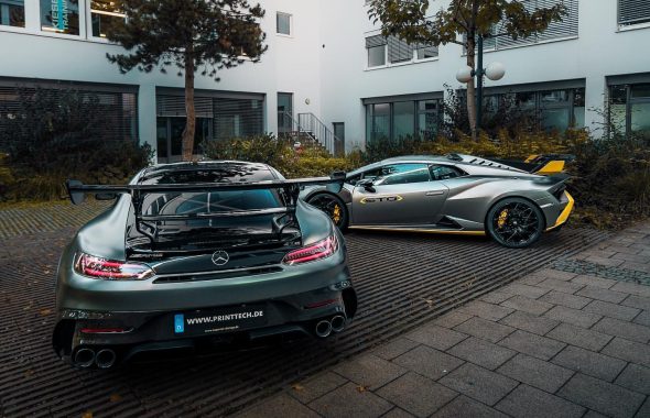 兰博基尼Huracán STO+梅赛德斯·奔驰AMG GT Black Series