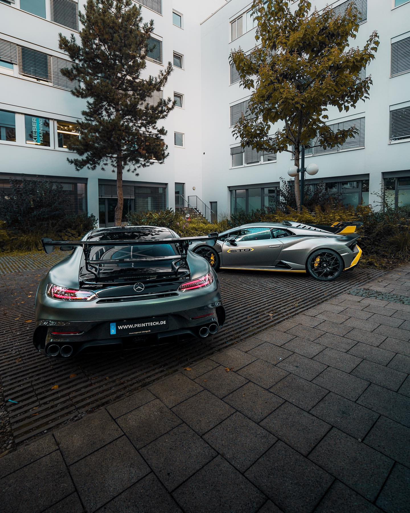 兰博基尼Huracán STO和梅赛德斯·奔驰AMG GT Black Series