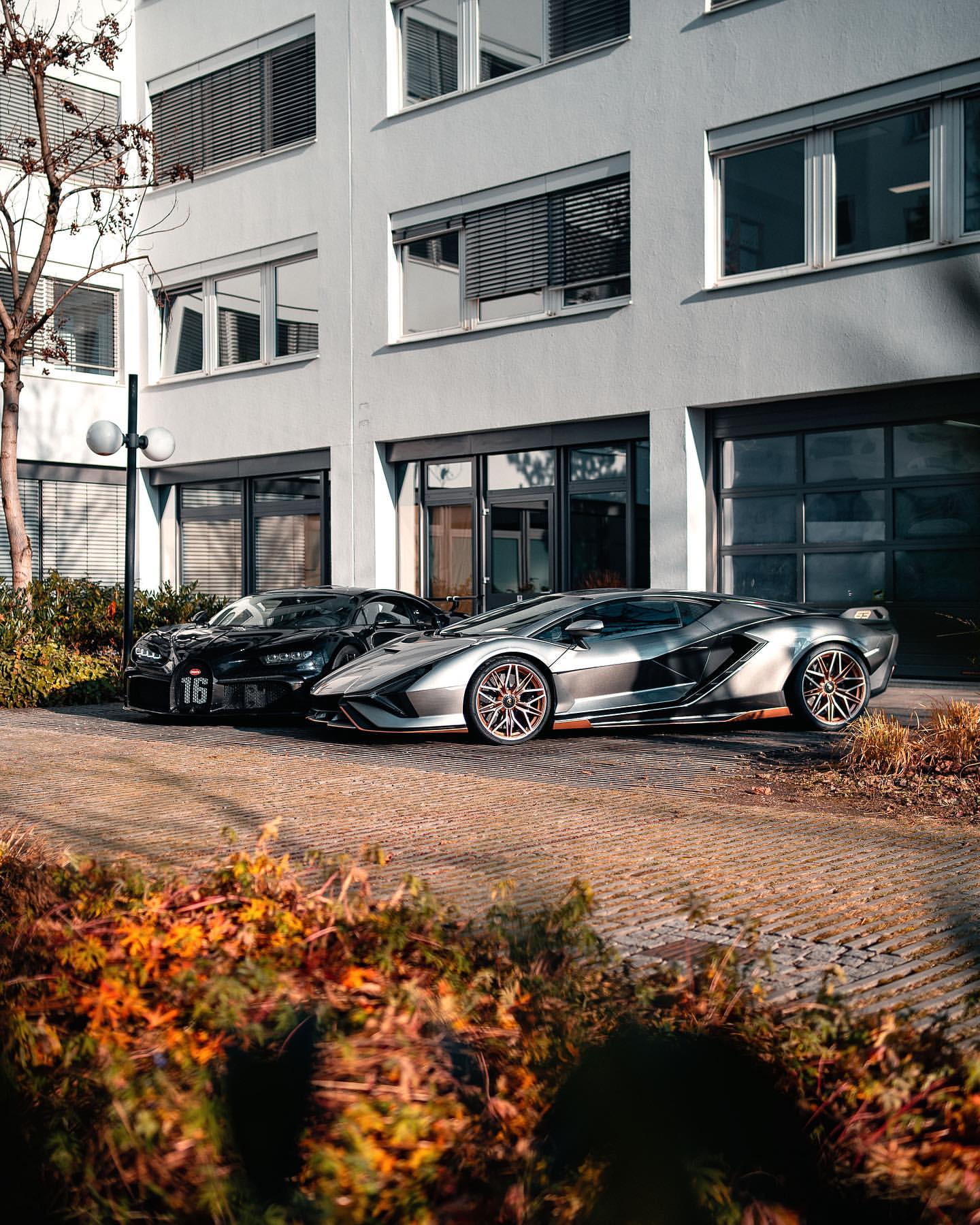 布加迪Chiron Pur Sport和兰博基尼Sián