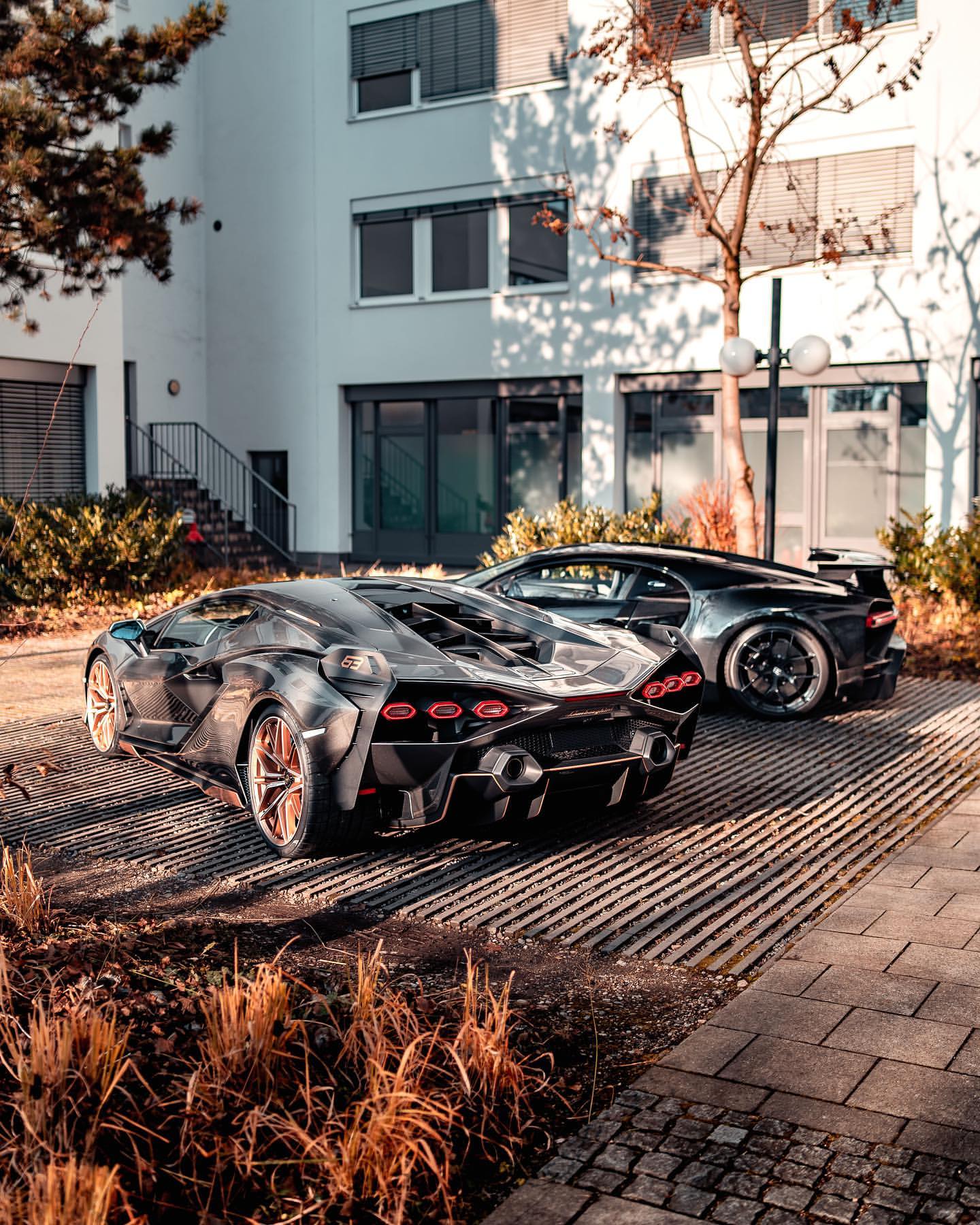 布加迪Chiron Pur Sport和兰博基尼Sián