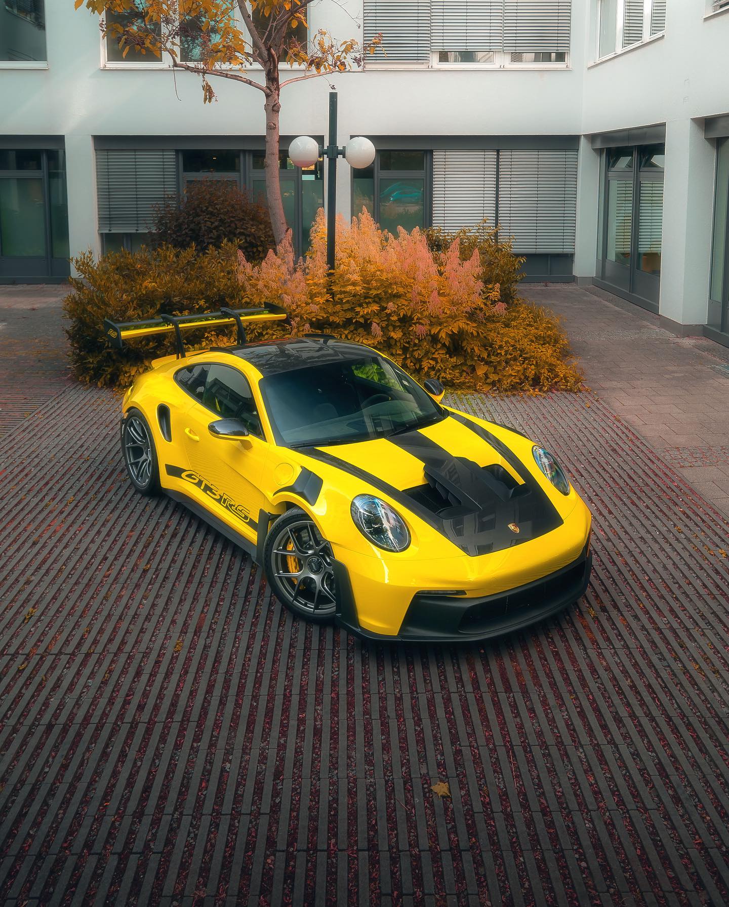 保时捷911 GT3 RS装贴XPEL漆面保护膜/隐形车衣
