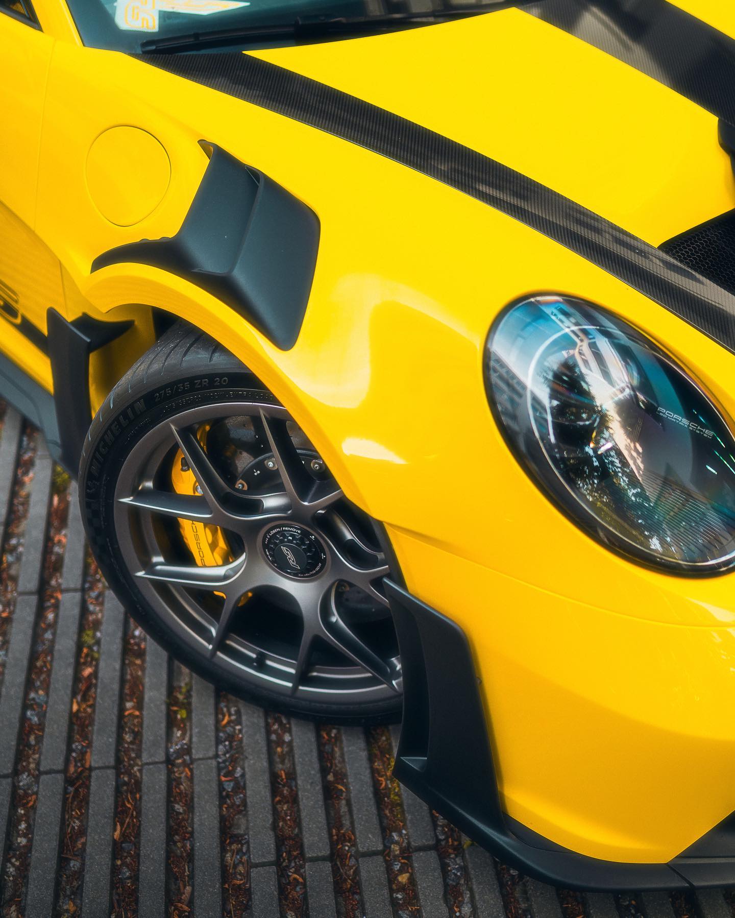 保时捷911 GT3 RS装贴XPEL漆面保护膜/隐形车衣