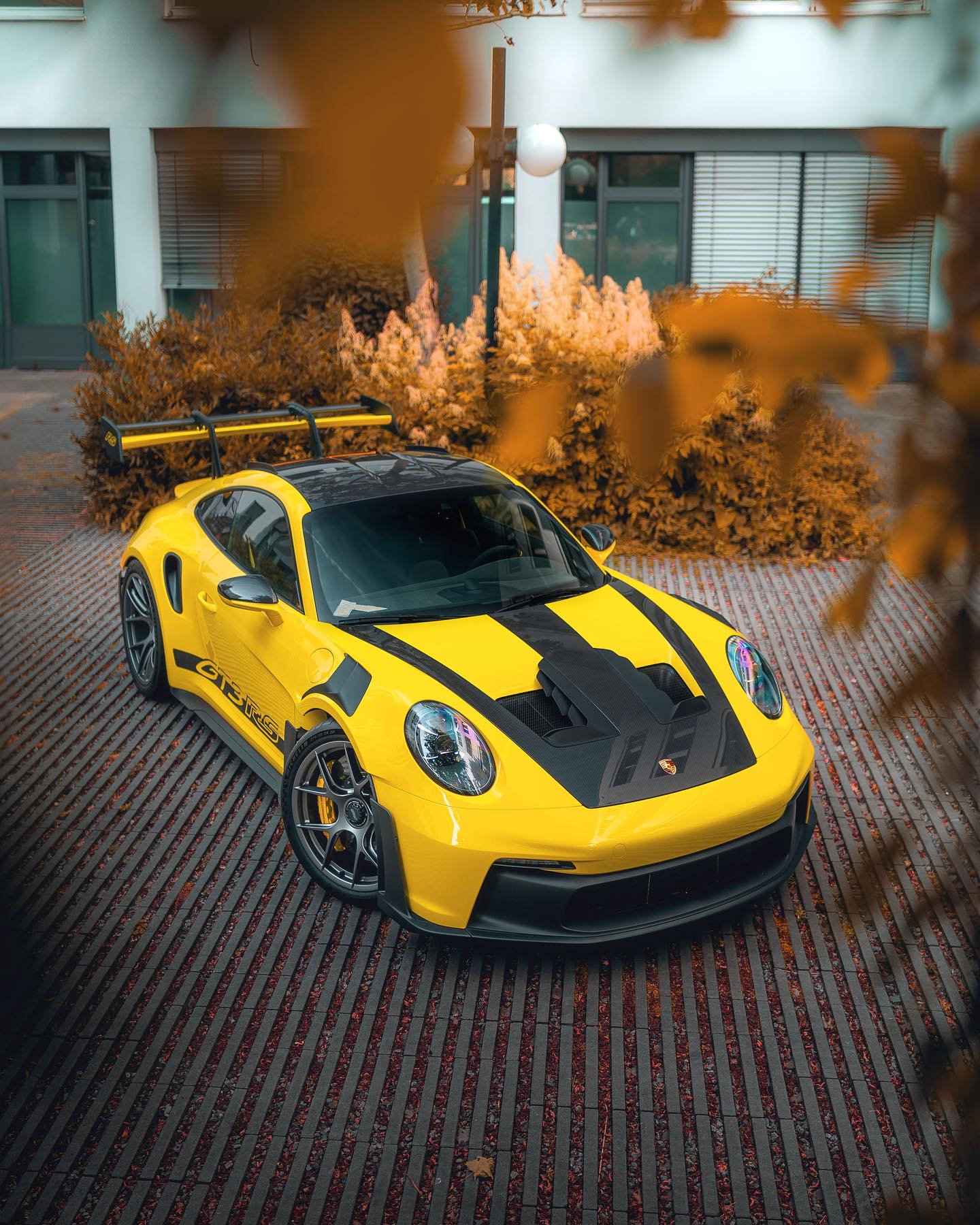 保时捷911 GT3 RS装贴XPEL漆面保护膜/隐形车衣