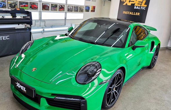 保时捷911 Turbo S 装贴XPEL漆面保护膜