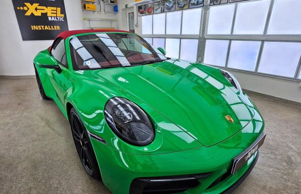 保时捷911 Carrera GTS 装贴XPEL漆面保护膜