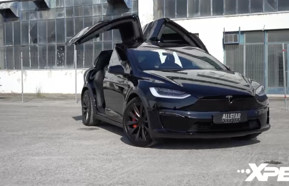 特斯拉 MODEL X PLAID 装贴XPEL漆面保护膜