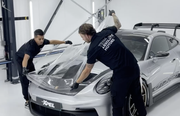 保时捷GT3 RS 装贴XPEL漆面保护膜