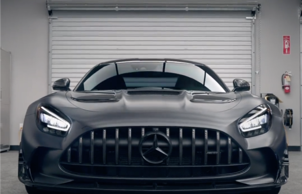 奔驰AMG GT 装贴XPEL漆面保护膜/隐形车衣