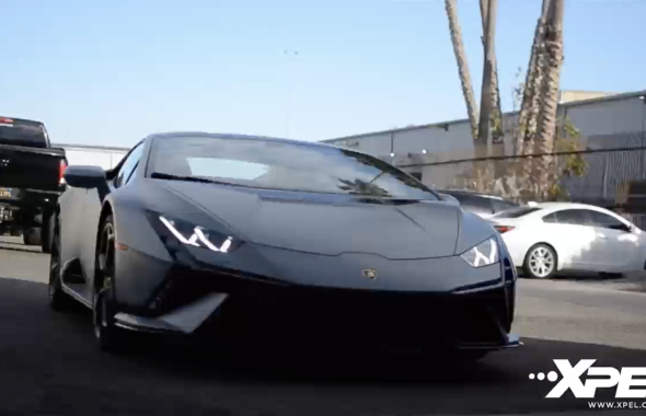 兰博基尼 Huracan Tecnica 装贴XPEL漆面保护膜/隐形车衣