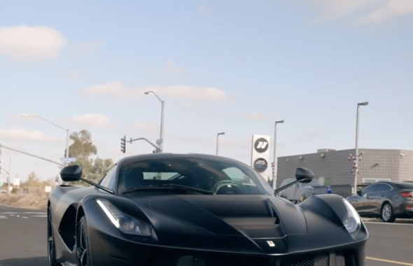 法拉利LaFerrari 装贴XPEL漆面保护膜/隐形车衣