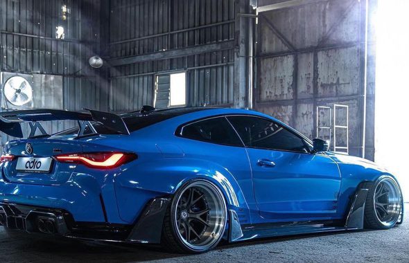 BMW M4 CS装贴XPEL漆面保护膜/隐形车衣